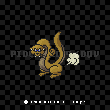 くびながイタチの画像：SFC版ドラクエ5の敵・モンスター図鑑 ／ ドラクエ5攻略