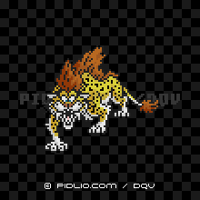 キラーパンサーの画像：SFC版ドラクエ5の敵・モンスター図鑑 ／ ドラクエ5攻略