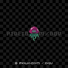 ベホマスライムの画像：SFC版ドラクエ5の敵・モンスター図鑑 ／ ドラクエ5攻略