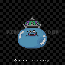 キングスライムの画像：SFC版ドラクエ5の敵・モンスター図鑑 ／ ドラクエ5攻略