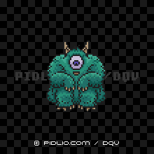 ケムケムベスの画像：SFC版ドラクエ5の敵・モンスター図鑑 ／ ドラクエ5攻略