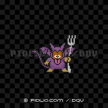 ミニデーモンの画像：SFC版ドラクエ5の敵・モンスター図鑑 ／ ドラクエ5攻略