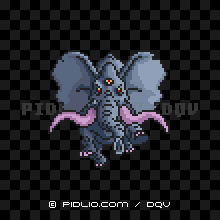 パオームの画像：SFC版ドラクエ5の敵・モンスター図鑑 ／ ドラクエ5攻略