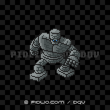 ストーンマンの画像：SFC版ドラクエ5の敵・モンスター図鑑 ／ ドラクエ5攻略