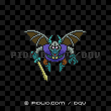 ガーゴイルの画像：SFC版ドラクエ5の敵・モンスター図鑑 ／ ドラクエ5攻略