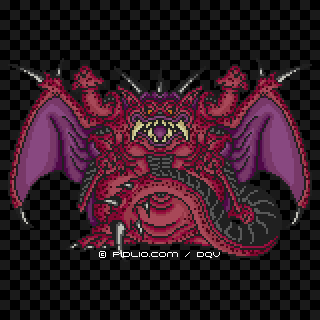 ミルドラース2-Aの画像：SFC版ドラクエ5の敵・ボスモンスター図鑑 ／ ドラクエ5攻略